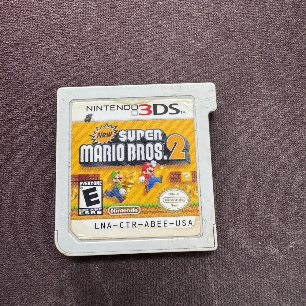 New Super Mario Bros 2 Nintendo 3DS Game Cartridge LNA-CTR-ABEE-USA Mario Luigi‎